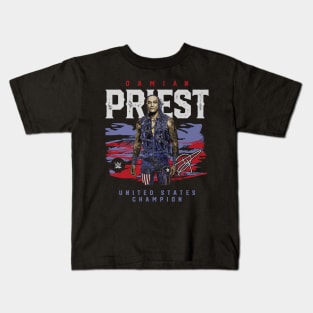 Damian Priest U.S. Champion Kids T-Shirt